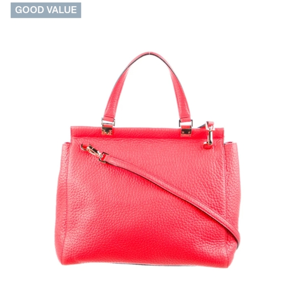 KATE SPADE LEATHER SATCHEL Coral - Picture 3 of 10